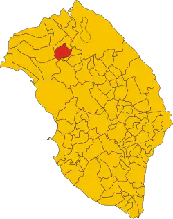 Localisation de Carmiano