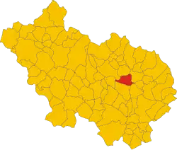 Localisation de Casalattico