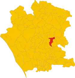 Localisation de Castel di Sasso