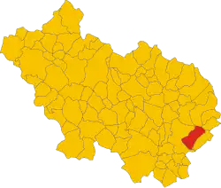 Localisation de Cervaro
