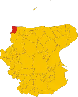 Localisation de Chieuti