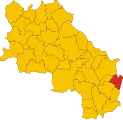 Localisation de Chiusi