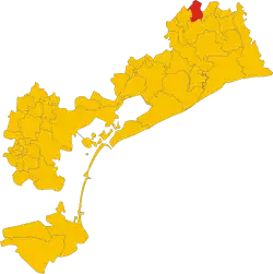 Localisation de Cinto Caomaggiore