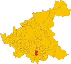 Localisation de Colle di Tora