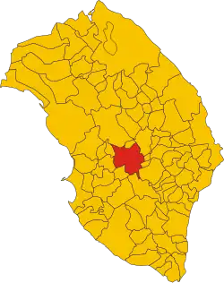 Localisation de Cutrofiano