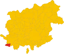 Localisation de Durazzano
