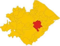 Localisation de Fossombrone