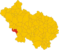 Localisation de Giuliano di Roma