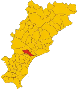 Localisation de Giustenice