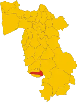 Localisation de Guardistallo