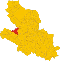Localisation de Magliano de' Marsi