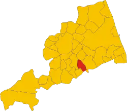 Localisation de Monte Vidon Combatte