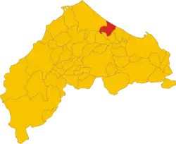 Localisation de Montemarciano