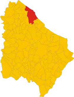 Localisation de Ortona