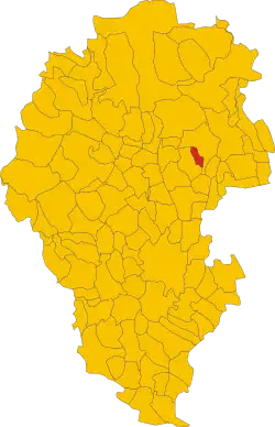 Localisation de Pianezze