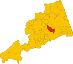 Localisation de Ponzano di Fermo