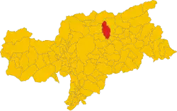 Localisation de Rio di Pusteria