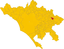 Localisation de Rocca Canterano