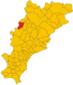 Localisation de Roccavignale