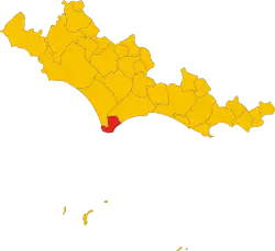 Localisation de San Felice Circeo