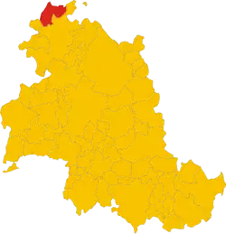 Localisation de San Giustino
