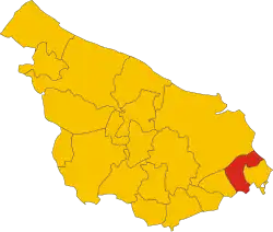 Localisation de San Pietro Vernotico