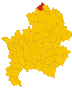 Localisation de Sant'Angelo del Pesco