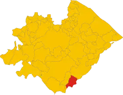 Localisation de Serra Sant'Abbondio