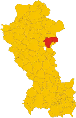 Localisation de Tolve