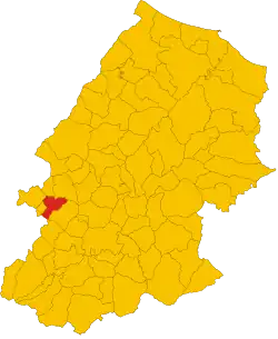 Localisation de Torella del Sannio