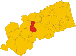 Localisation de Venarotta