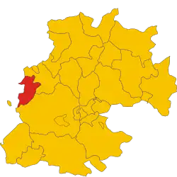 Localisation de Villarosa