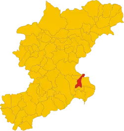 Localisation de Pieve d'Alpago