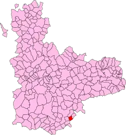 Localisation de Fuente-Olmedo