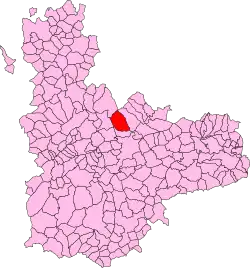 Localisation de Mucientes