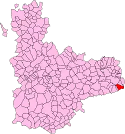 Localisation de Rábano