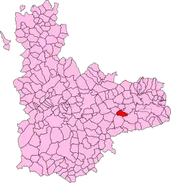 Localisation de Santibáñez de Valcorba