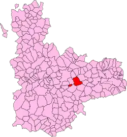 Localisation de Tudela de Duero