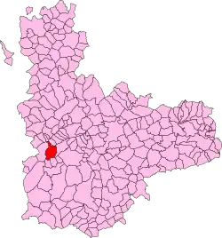 Localisation de Villalar de los Comuneros
