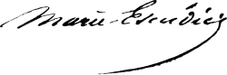 signature de Marie Escudier
