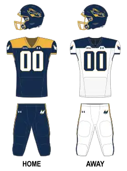 Description de l'image Memphis Showboats UFL Uniform (2024).svg.
