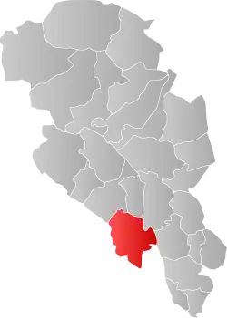 Localisation de Sør-Aurdal