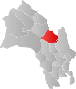 Localisation de Flå