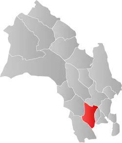 Localisation de Øvre Eiker