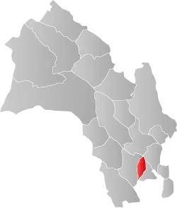 Localisation de Nedre Eiker