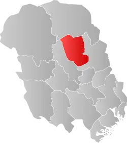 Localisation de Hjartdal