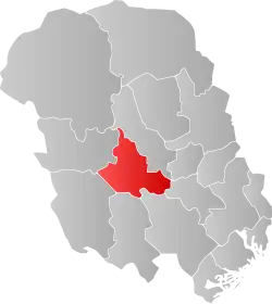 Localisation de Kviteseid