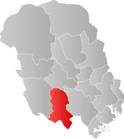 Localisation de Nissedal