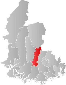 Localisation de Audnedal