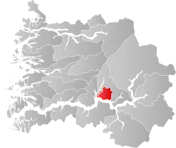 Localisation de Leikanger